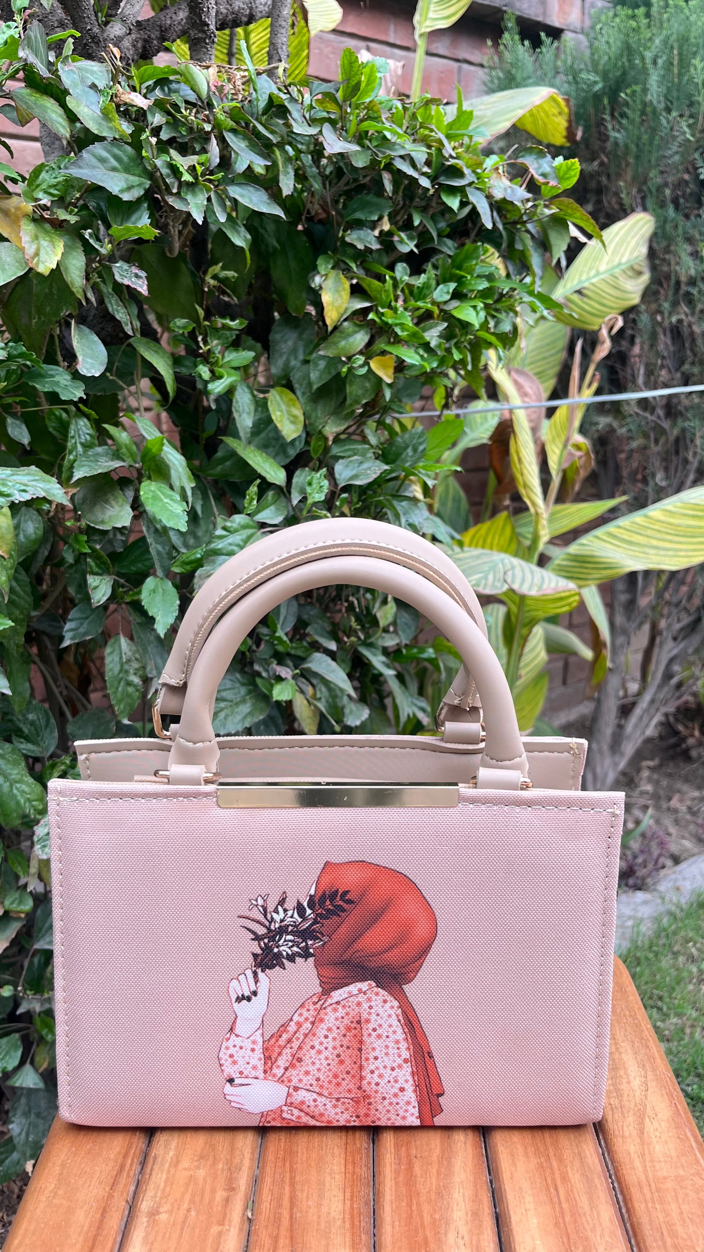 Hijab pink handbag