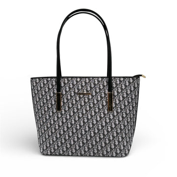 Signature Monogram Tote Bag - Onyx & Slate Edition- Dior