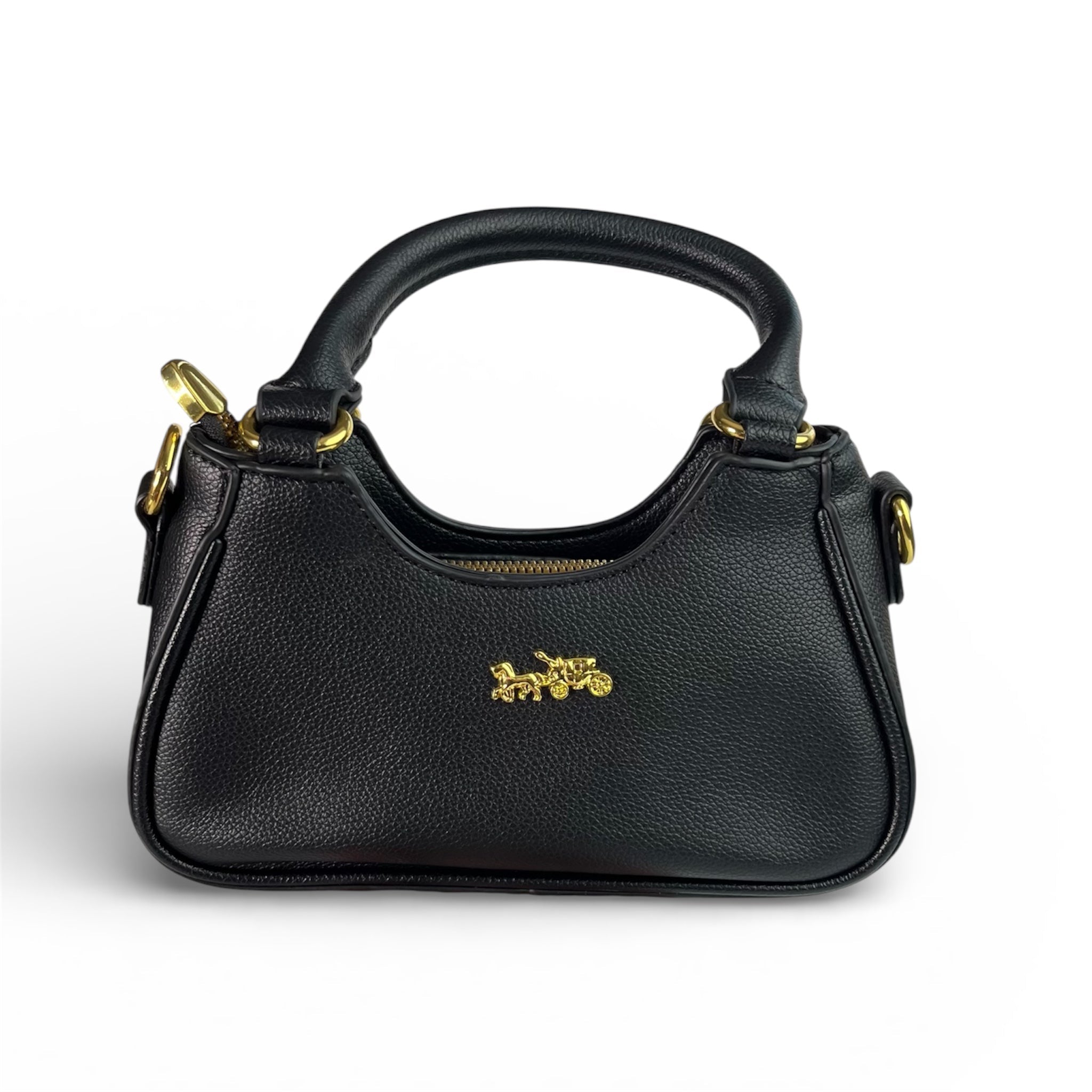 Coach- Black Urban Legend Monogram Satchel