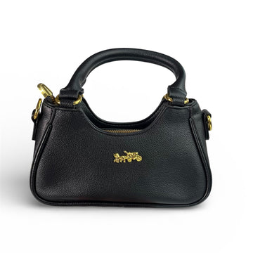 Coach- Black Urban Legend Monogram Satchel