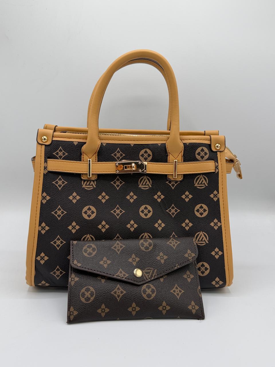 Vintage Monogram Satchel: Dual-Handle Edition
