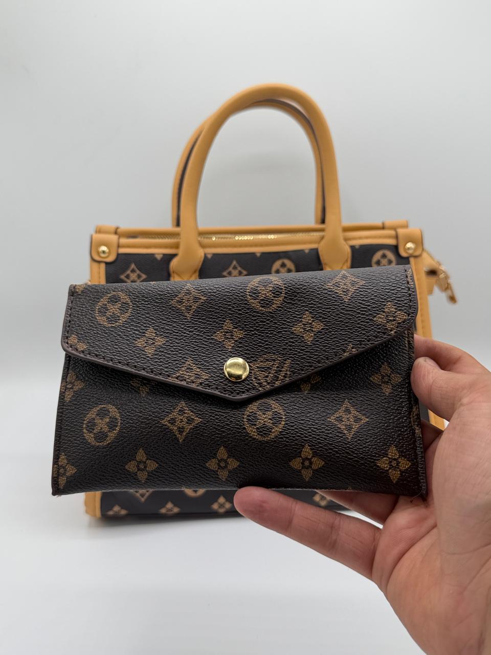 Vintage Monogram Satchel: Dual-Handle Edition